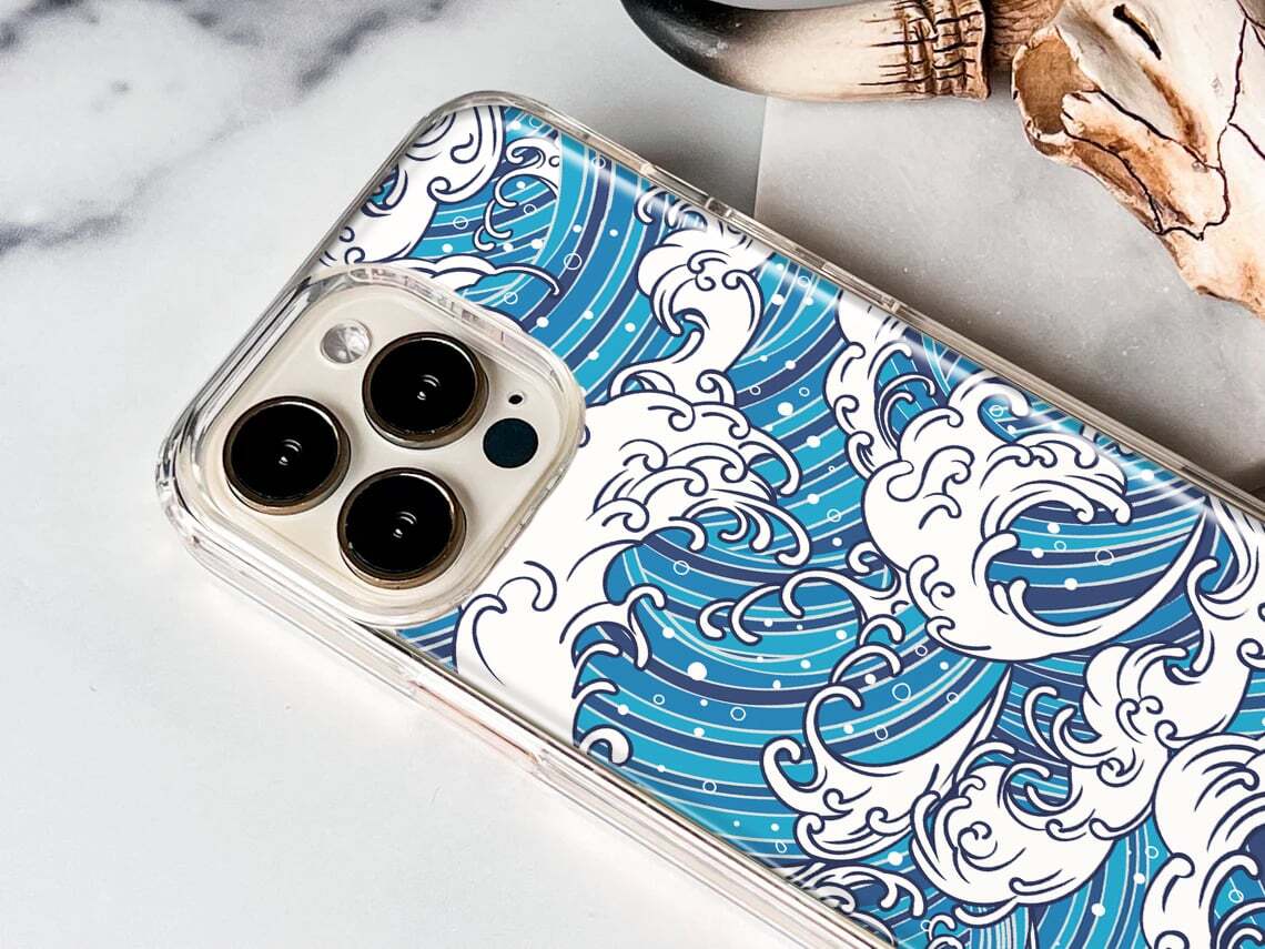 Mundaze Case for Apple iPhone 15 Pro Cover Japanese Wave | eBay