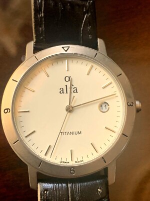 alfa titanium watch