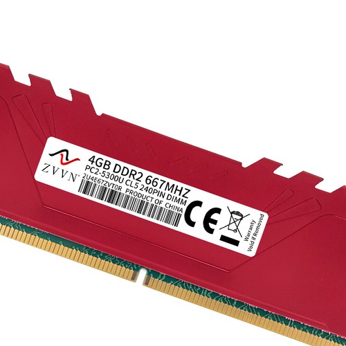 8GB 2x4GB DDR2 667MHz PC2-5300U 240Pin DIMM intel Desktop Gaming Memory RAM ZVVN - Picture 9 of 11