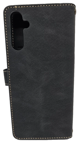 Funda billetera teléfono para Samsung Galaxy A14 con correas color negro. - Imagen 2 de 5