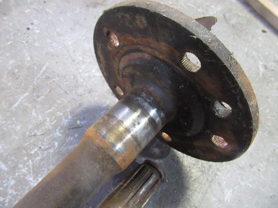 1951-1954 Chevrolet Styleline Belair rear end axle shaft pair set rat rod parts - Image 3 of 4