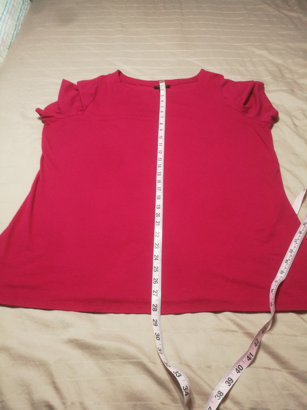 Lane Bryant Solid Square-Neck Solid Pink Top Shir… - image 12