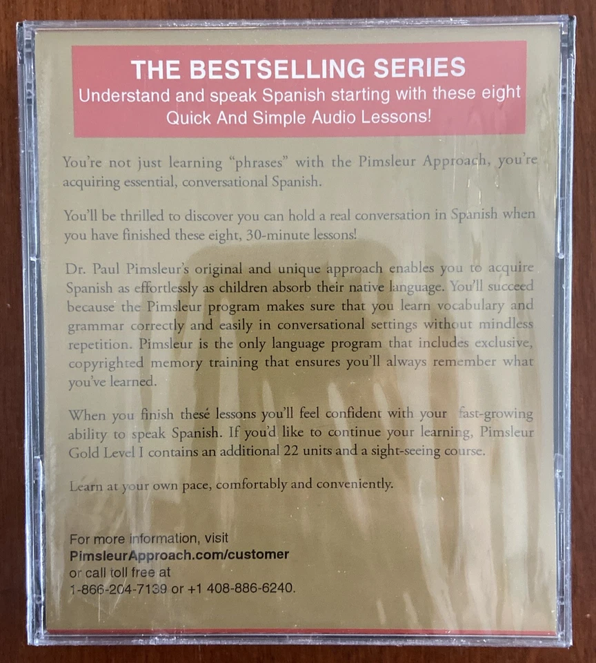 Pimsleur Quick And Simple Spanish 2nd Revised Edition (CD, 2009) NEW Sealed - Image 2 of 2