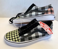 buffalo plaid and leopard vans