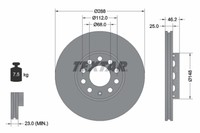 Bremsscheibe VW P. PASSAT/A4/A6/A8 95-08