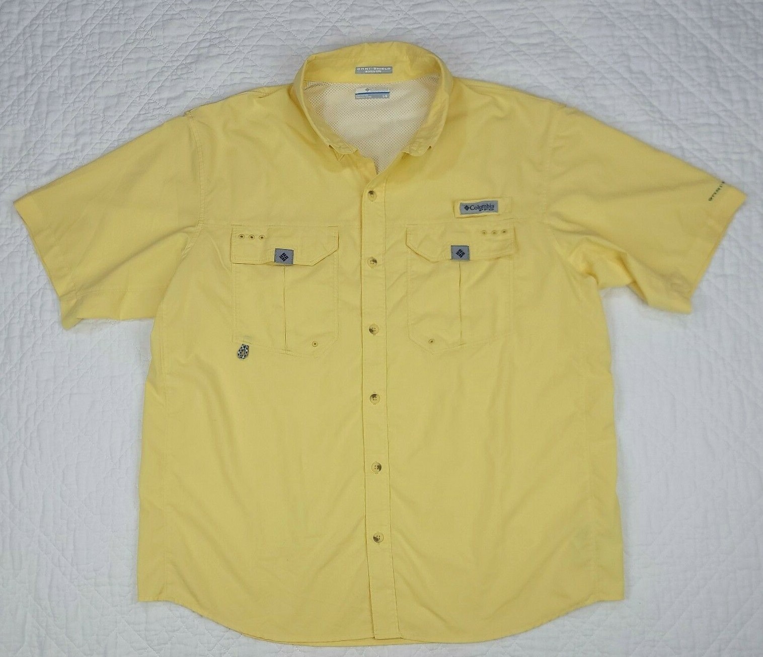 Columbia Chemise Tissée à Manches Longues PFG Blood And Guts Iii Long Sleeve Woven Shirt Big Size Mens Llll Col 1577195