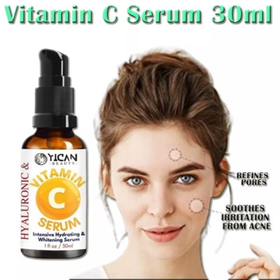 Vitamin C Serum   Anti Aging Facial Serum with Vitamin C, Hyaluronic Acid, Vitam