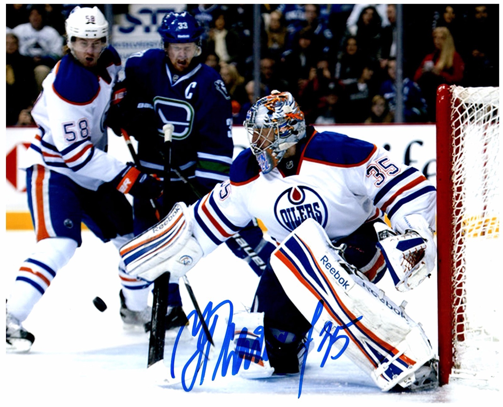 Edmonton Oilers NIKOLAI KHABIBULIN Signed Autographed 8x10 Pic F | eBay