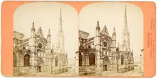 STEREO France, Bordeaux, side portal of l'church Saint Michel, circa 18