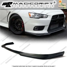 For 08-15 Mitsubishi Evolution EVO X 10 JDM RA Ral Style Front Bumper Chin Lip