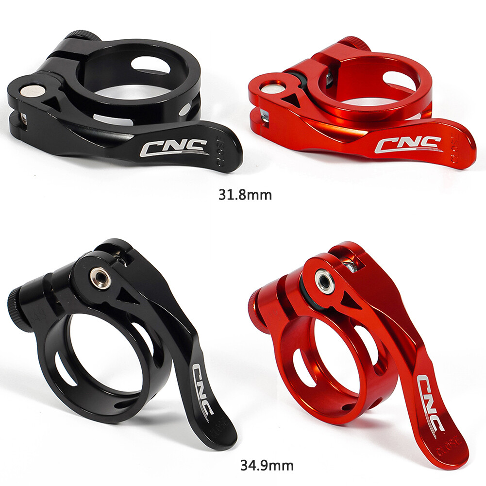 FE Lightweight MTB Bike Seat Post Clamp Quick Release Bicycle Seat