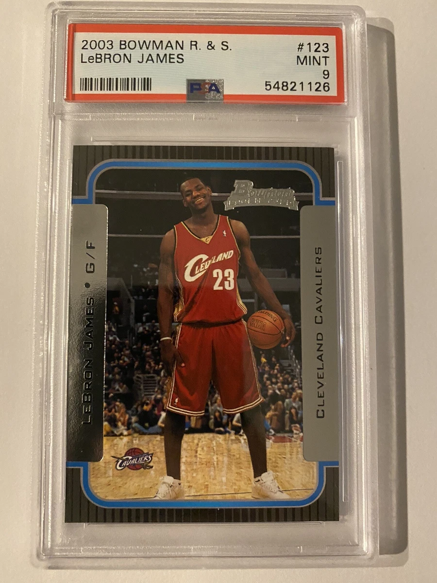 Bowman LeBron James Basketball Rookie Sports Trading Cards for