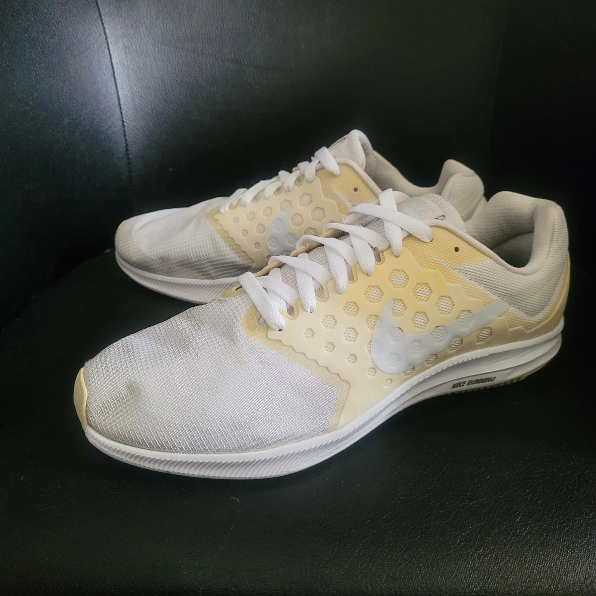 Nike Down Shifter 7 Mens Size 11.5 White Running Shoes