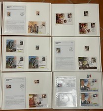 Folder PERSONAGGI STORICI ITALIANI poste italiane - francobolli e cartoline
