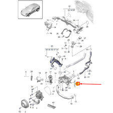Pompe à eau Porsche CAYMAN
