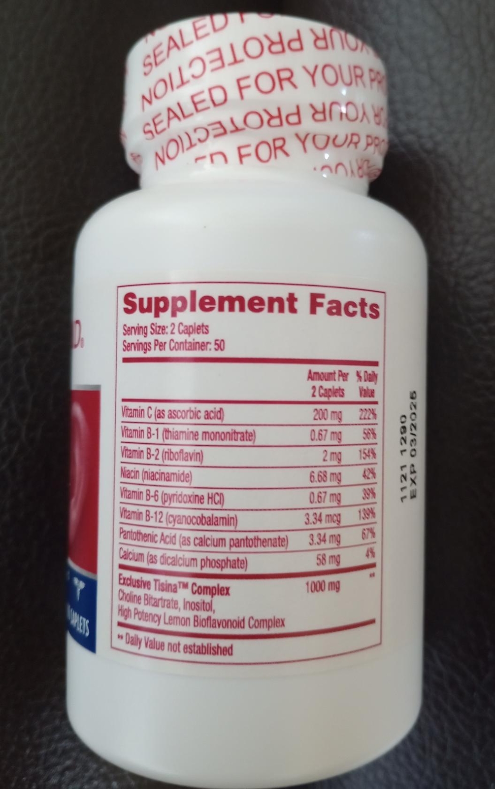 LipoFlavonoid Plus Ear Health Supplement 100 Caplets Exp. 03/2025