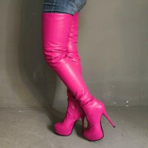 stylish thigh high boots