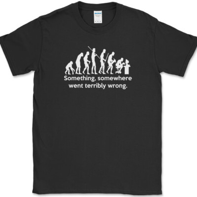Something Somewhere Went Terribly Wrong T-Shirt Funny Nerd Computer Tee
