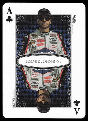 #ad #ad 2009 Wheels Main Event Playing Cards Blue #Ace of Clubs Jimmie Johnson $2.25