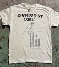 Government Issue Shirt, punk band t-shirt, cotton shirt TE5562