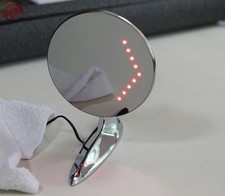 Custom Flush Mount Outside Rear View Mirror W Led Turn Direction Arrow Chrome