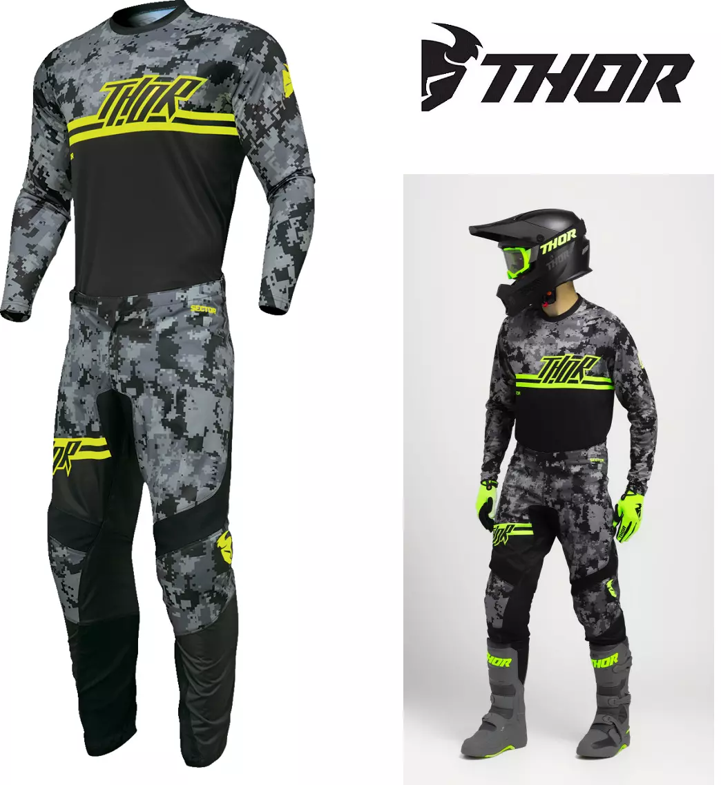 Thor Sector Digi Motocross Suit MX Dirt Bike Off Road 2024 Enduro Jersey Pants