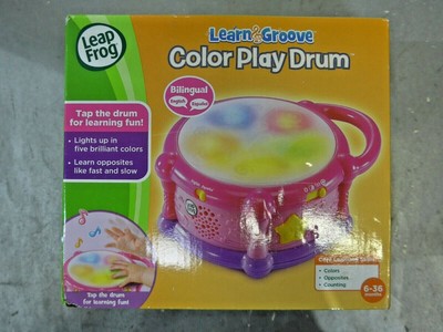 leapfrog learn & groove color play drum bilingual