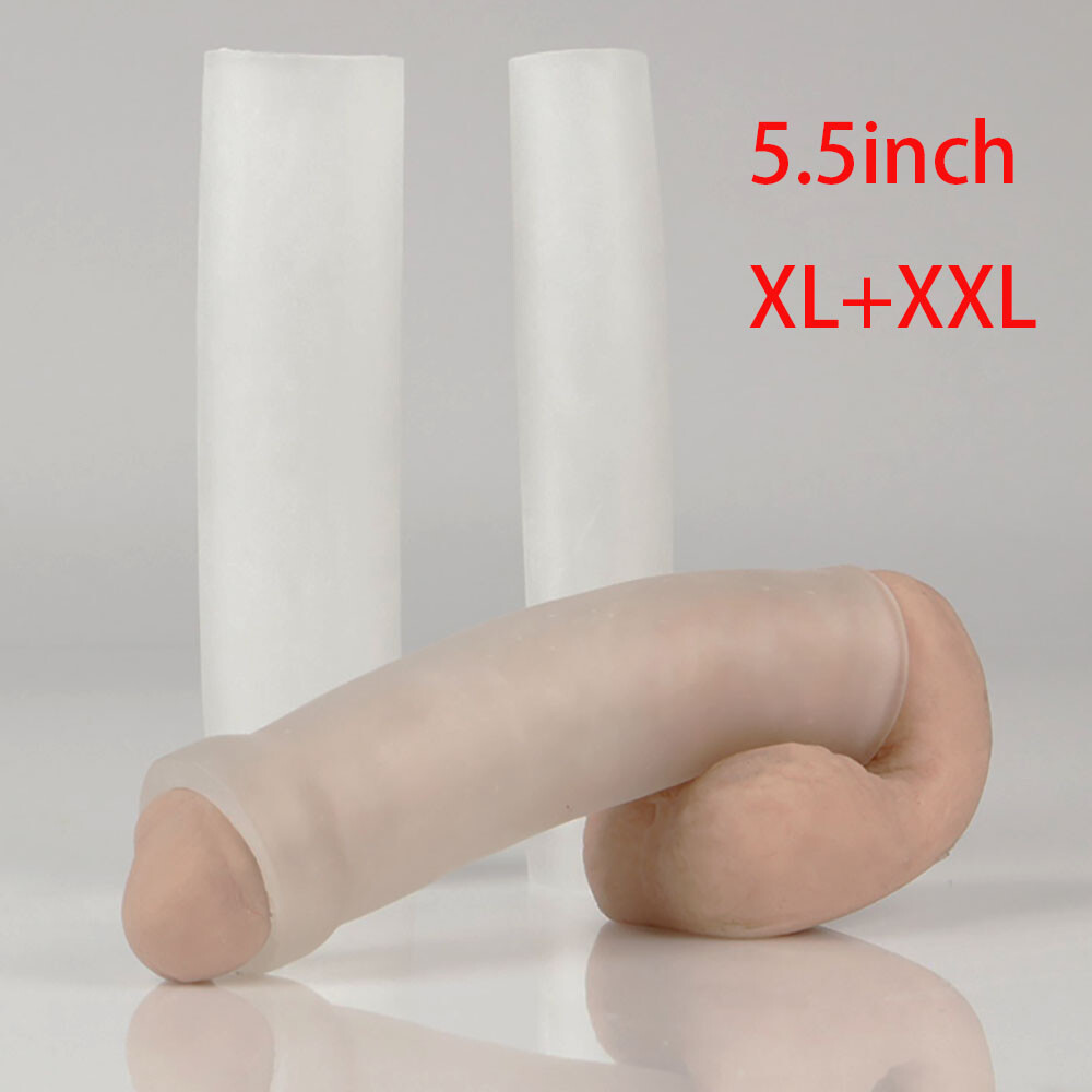 XL+XXL silicone sleeve Penis stretcher pump ADS enlargement anti-turtle  jelqing