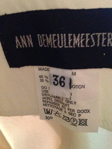 NWOT ANN DEMEULEMEESTER Powder Yellow Sleevless Dress Size 36 - Picture 9 of 11