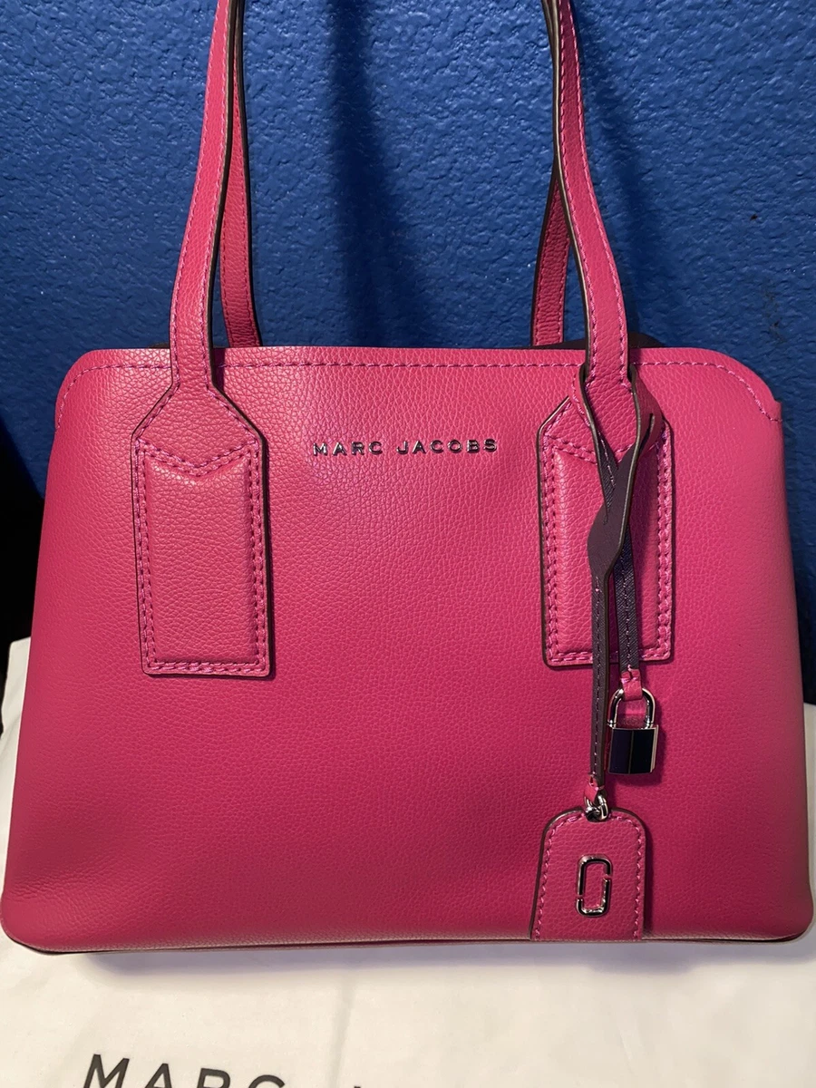 Marc Jacobs Editor Tote Purse Bag Magenta Pink Large eBay