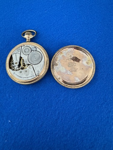 Reloj Elgin Natl Co 1914 Vintage Grado 291 Talla 16s 7 Joyas No Funciona EE. UU. - Imagen 3 de 11