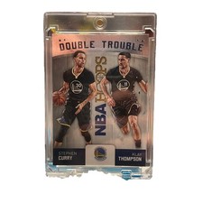 2015-16 Panini NBA Hoops - Double Trouble Stephen Curry, Klay Thompson #6