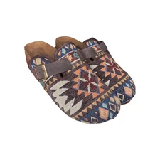 Dirty Laundry Multicolor Bohemian Patterned Mules Mystify Clog Size 9.5