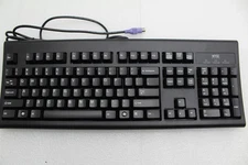 2GPHD NEW Wyse Dell Keyboard KB-3923 Black 104 Key Pad PS/2 6-pin Plug