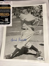 Frank Crosetti Autographed Signed - 8x10 Photo B&W - COA JSA - CH28073