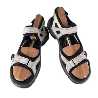 ECCO Yucatan Sport Sandals Women 42 US 11 /11.5 Beige Nubuck Leather Hiking