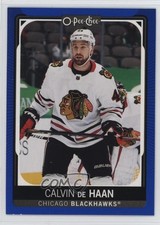 2021-22 O-Pee-Chee Blue Border Calvin de Haan #383
