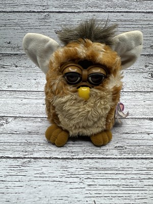 Vintage Furby 1998 Giraffe Print Brown Tan 70-800 Tiger Electronics NON-WORKING