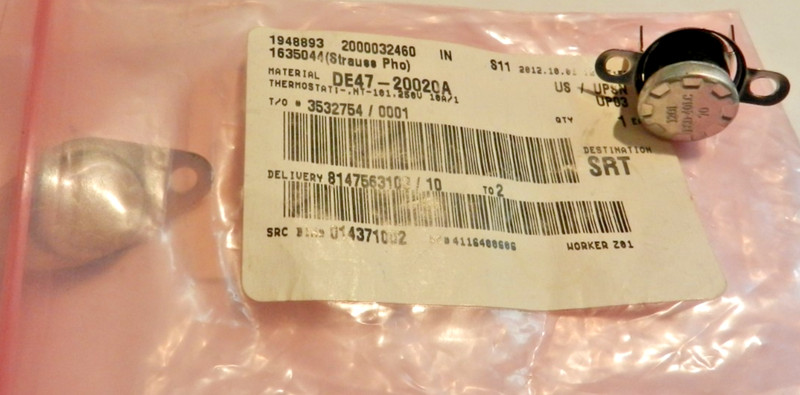 2 DE47-20020A Samsung Thermostats OEM DE47-20020A