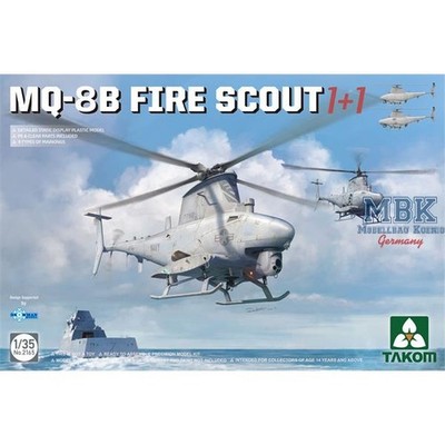 TAKOM MODEL TAK2165 MQ-8B FIRE SCOUT 1+1