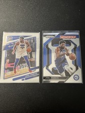 (2) Joel Embiid 2023-24 Panini Prizm Monopoly 2021 Optic #88 Philadelphia 76ers
