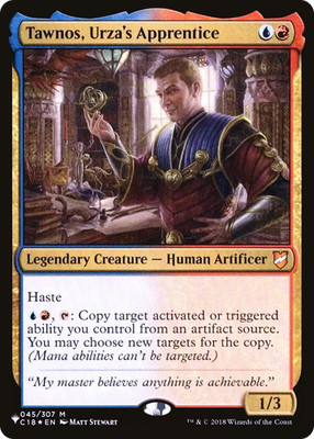 Tawnos, Urza's Apprentice Mythic Rare The List Reprints #C18-45 Near Mint