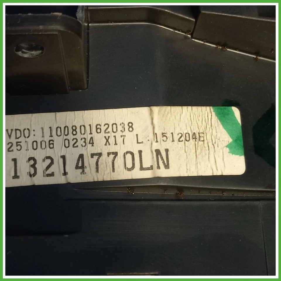 Quadro strumenti contachilometri tachimetro VDO 110080162038 OPEL MERIVA X03 1.3 - Imagen 4 de 4