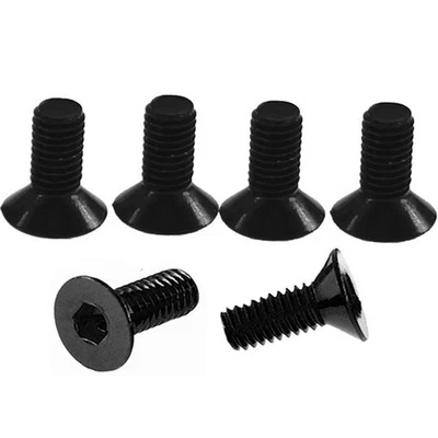 M3 M3,5 M4 M5 M6 Senkkopfschrauben Aluminium Innensechskant Senkschraube Schwarz - Bild 1 von 4