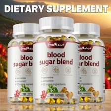 Blood Sugar Blend 800mg - with Berberine  Cinnamon - Glucose Balance  Control