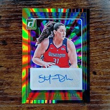 2025 Donruss WNBA Stefanie Dolson Signature AUTO Black Gold /5