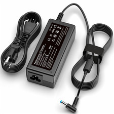 Pioevtka Repuesto Para Cargador Portátil HP 65W 45W Cargador de Ordenador Inteligente Azul