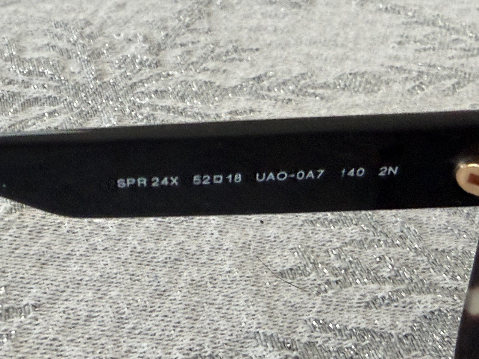 Prada Black Tortoise Rectangle Sunglasses SPR 24X… - image 10