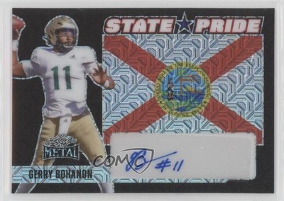 2024 Leaf Metal State Pride Black Mojo /5 Gerry Bohanon #SP-GB2 Auto 1c0k