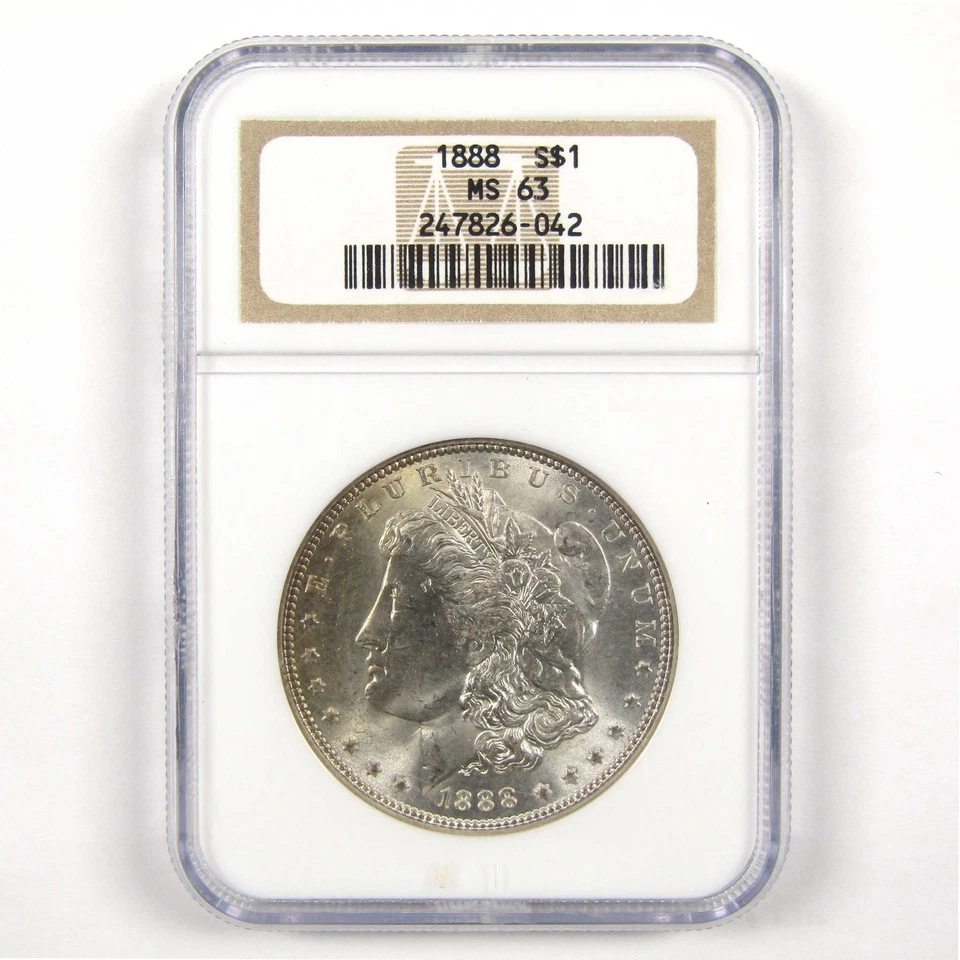 1888 Morgan Dollar MS 63 NGC Silver $1 Uncirculated Coin SKU:I11720